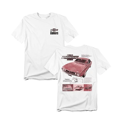 Corvette Men's Chevrolet Camaro Sport Coupe Front Back T-Shirt