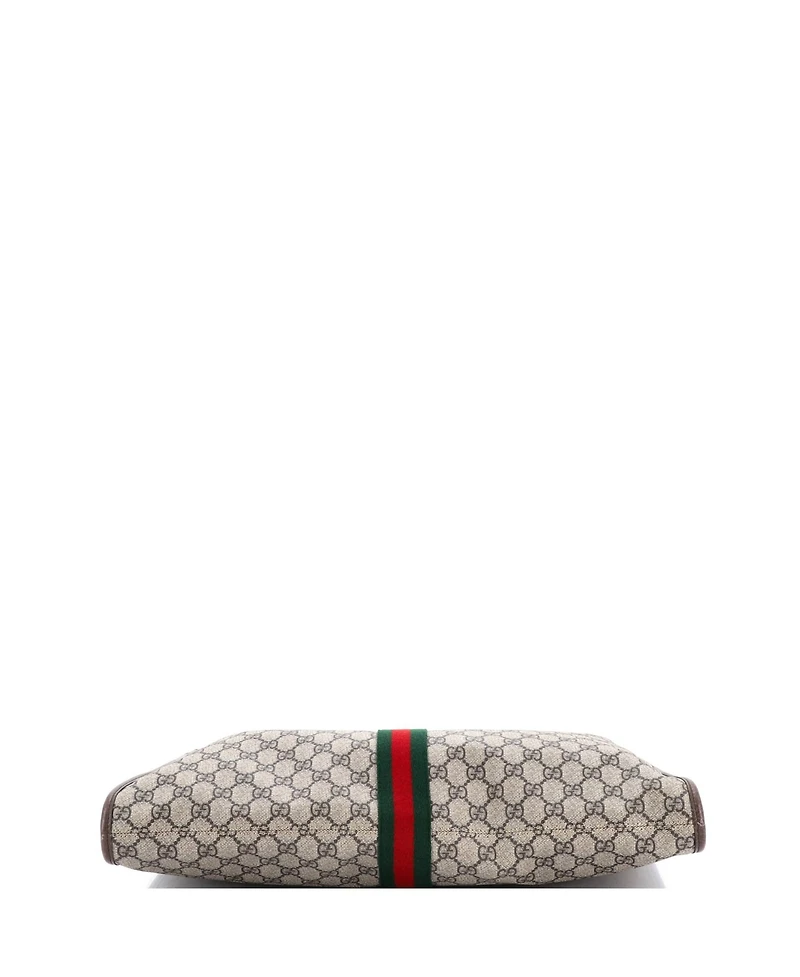 Pre-Owned Gucci Large Rajah Chain Tote Gg Coated Canvas