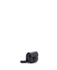 Pre-Owned Gucci Mini Gg Marmont Flap Belt Bag Matelasse Leather