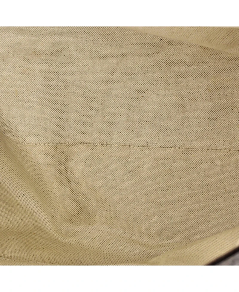 Pre-Owned Gucci Large Courrier Convertible Soft Open Tote Gg Coated Canvas with Applique