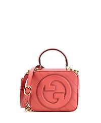 Pre-Owned Gucci Blondie Nm Top Handle Shoulder Bag Diagonal Quilted Leather