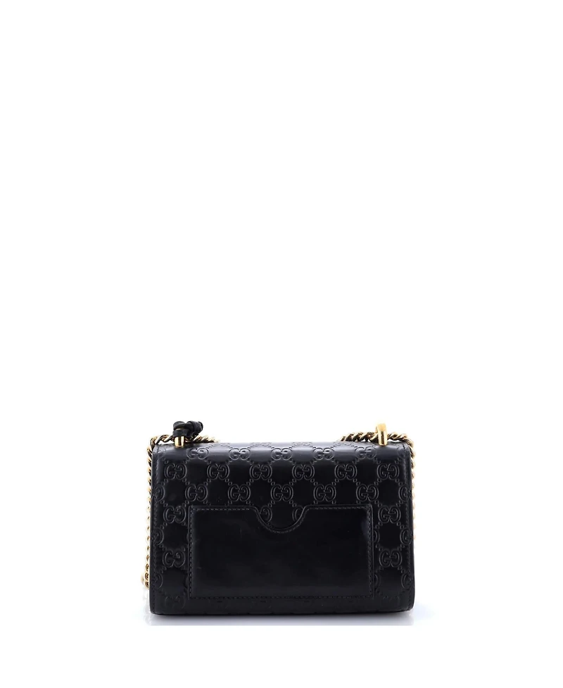 Pre-Owned Gucci Small Padlock Shoulder Bag Guccissima Leather