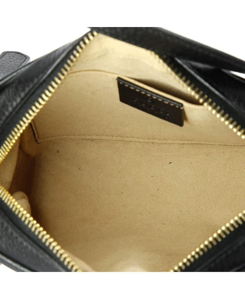 Pre-Owned Gucci Mini Ophidia Shoulder Bag Leather