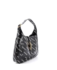 Pre-Owned Gucci Medium x Balenciaga The Hacker Project Jackie 1961 Hobo Printed Leather
