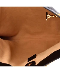 Pre-Owned Gucci Large Rajah Chain Tote Leather