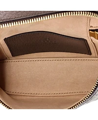 Pre-Owned Gucci Mini Ophidia Top Handle Bag Gg Coated Canvas