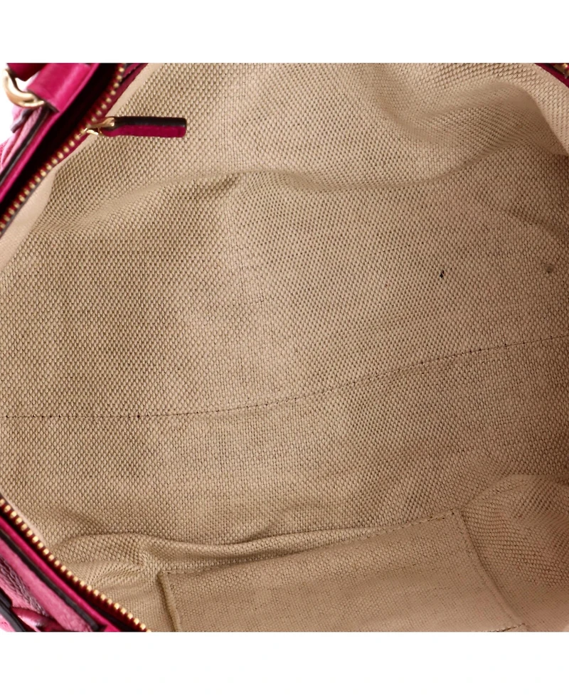 Pre-Owned Gucci Small Soho Convertible Top Handle Bag Leather