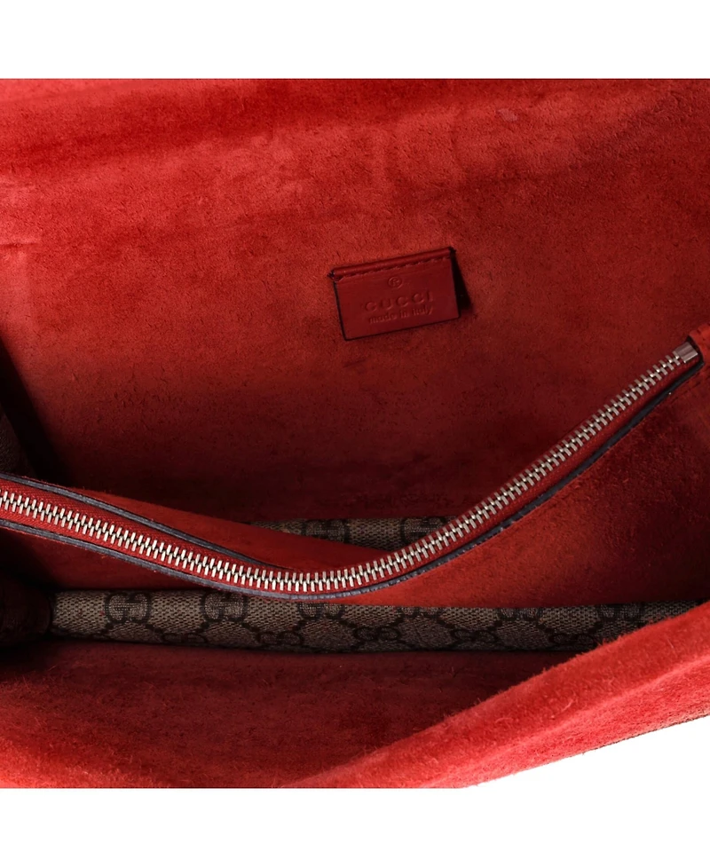 Pre-Owned Gucci Small Dionysus Bag Gg Coated Canvas