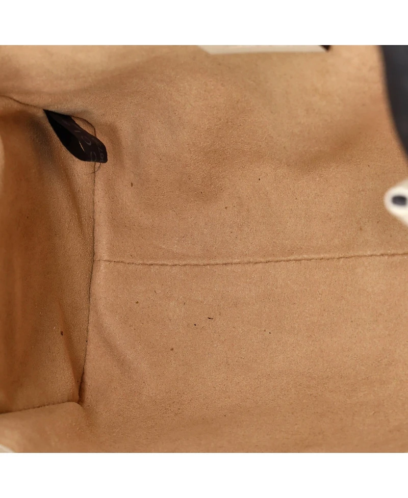 Pre-Owned Gucci Mini Diana Nm Bamboo Handle Tote Leather