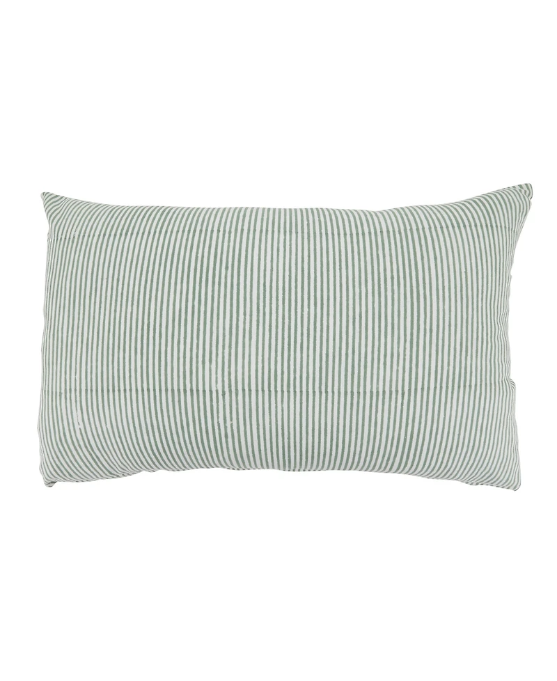 Saro Lifestyle Classic Stripe Decorative Pillow, 14" x 22"