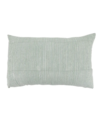 Saro Lifestyle Classic Stripe Decorative Pillow, 14" x 22"