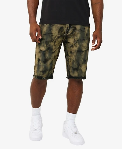 True Religion Men's Ricky Straight-Fit Denim Shorts
