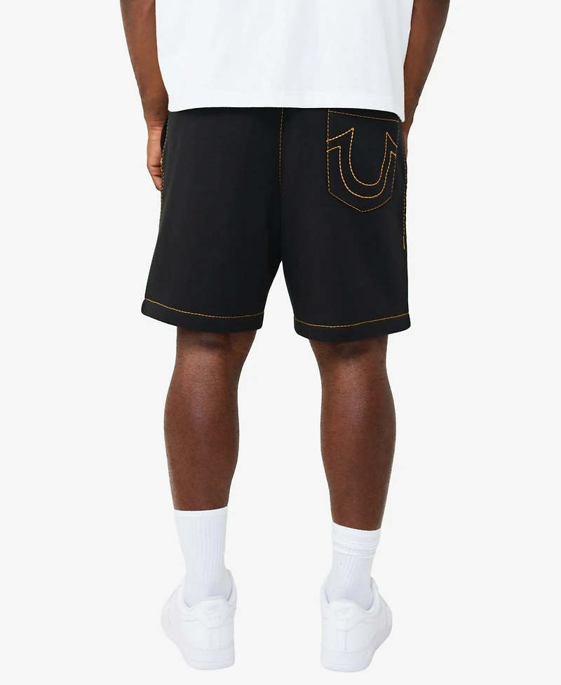 True Religion Men's Rodeo Big T Sweat Shorts