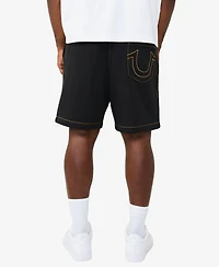 True Religion Men's Rodeo Big T Sweat Shorts
