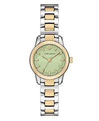 Tory Burch Women's The Miller Round Small Quartz Three-Hand Two-Tone Stainless Steel Watch, 28mm