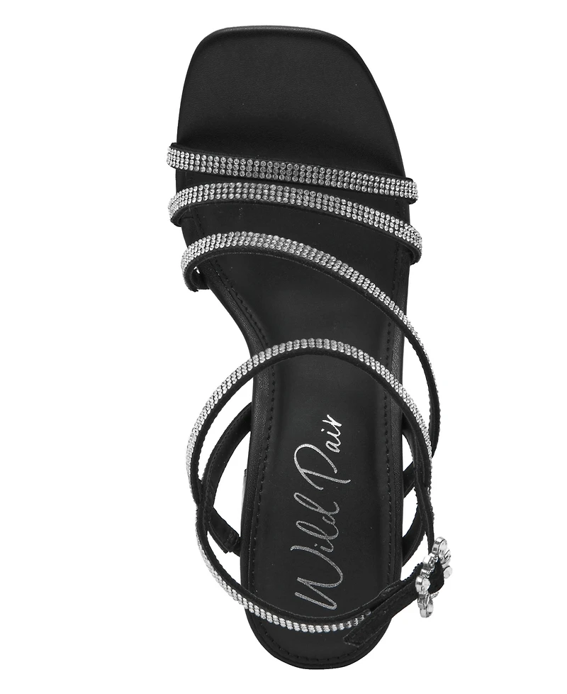 Wild Pair Women's Vinii Strappy Evening Sandals, Exclusively at Macy's