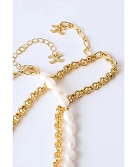 Classicharms Carved Rolo Chain Choker Necklace