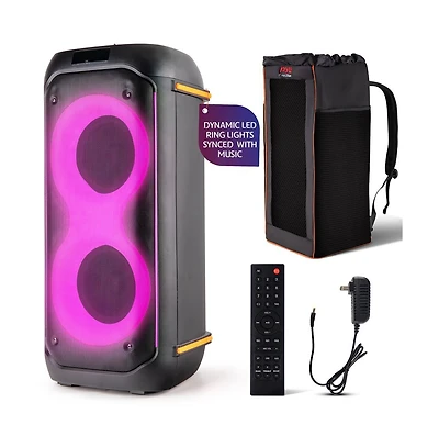 Pyle Dual 6.5” Bluetooth Pa Party Speaker System with Karaoke Function (PPHP26BLBG)