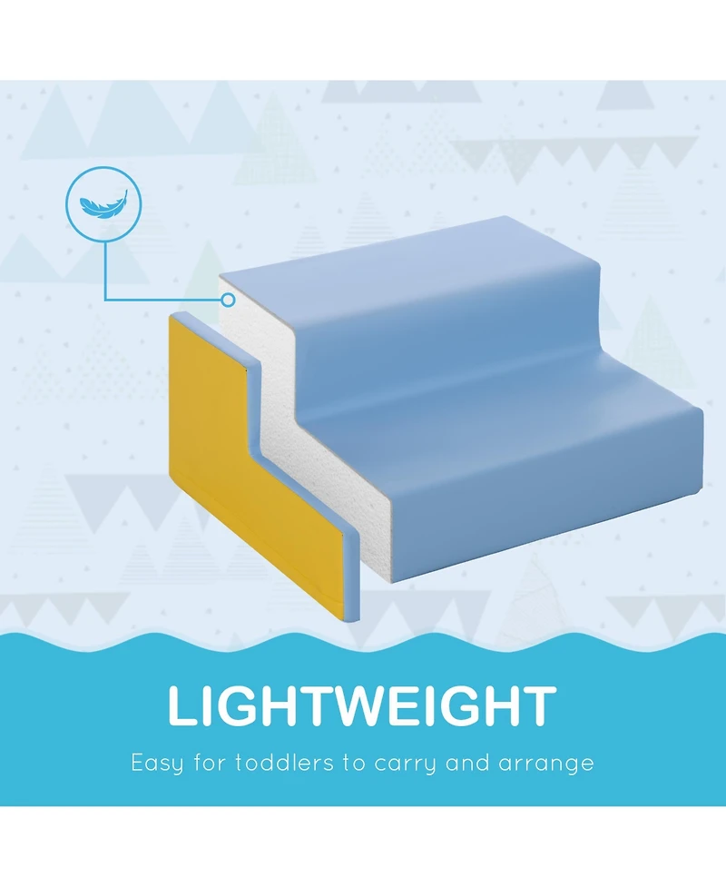 Soozier 2 Piece Plush Soft Kids Playset to Climb & Crawl, Contemporary