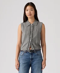 Levi's Women's Sleeveless Collared Vest