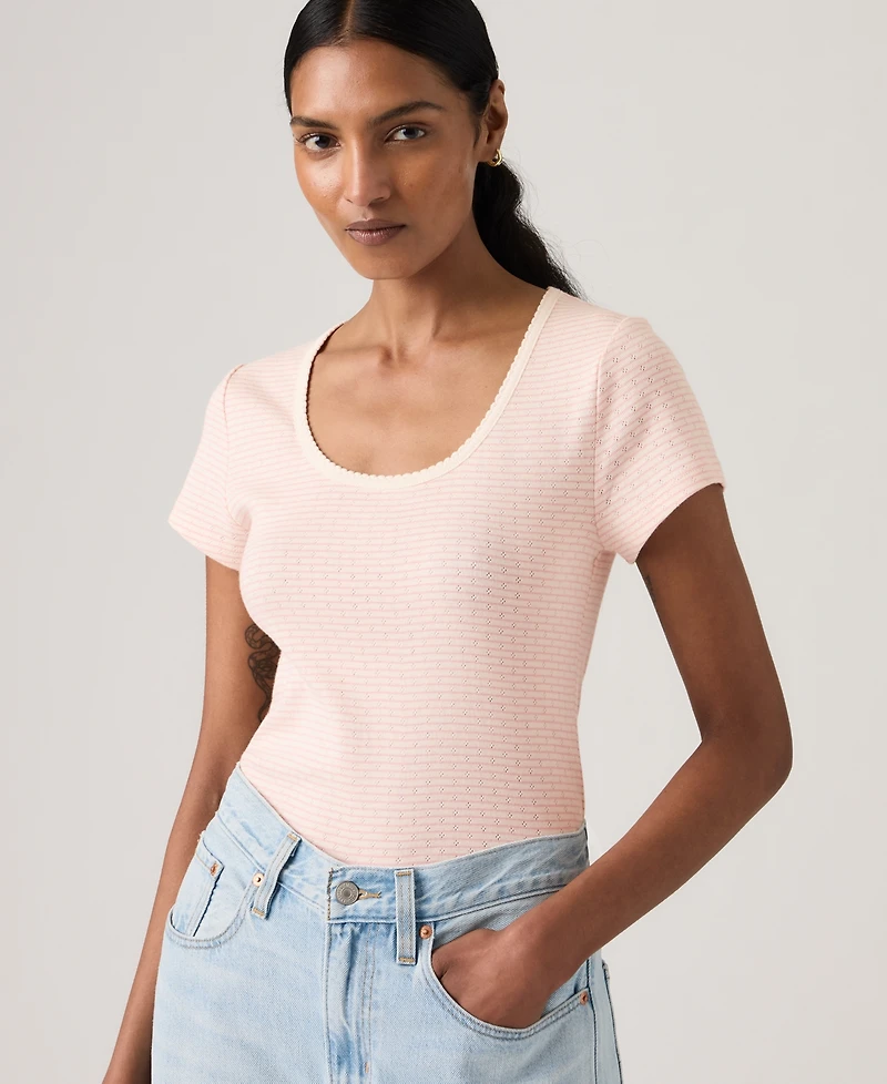 Levi's Women's Short-Sleeve Crew Neck Top