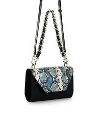 Velez Lili Two Foil Leather Crossbody Bag