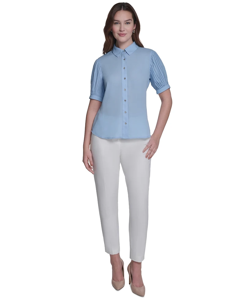 Tommy Hilfiger Women's Collared Top