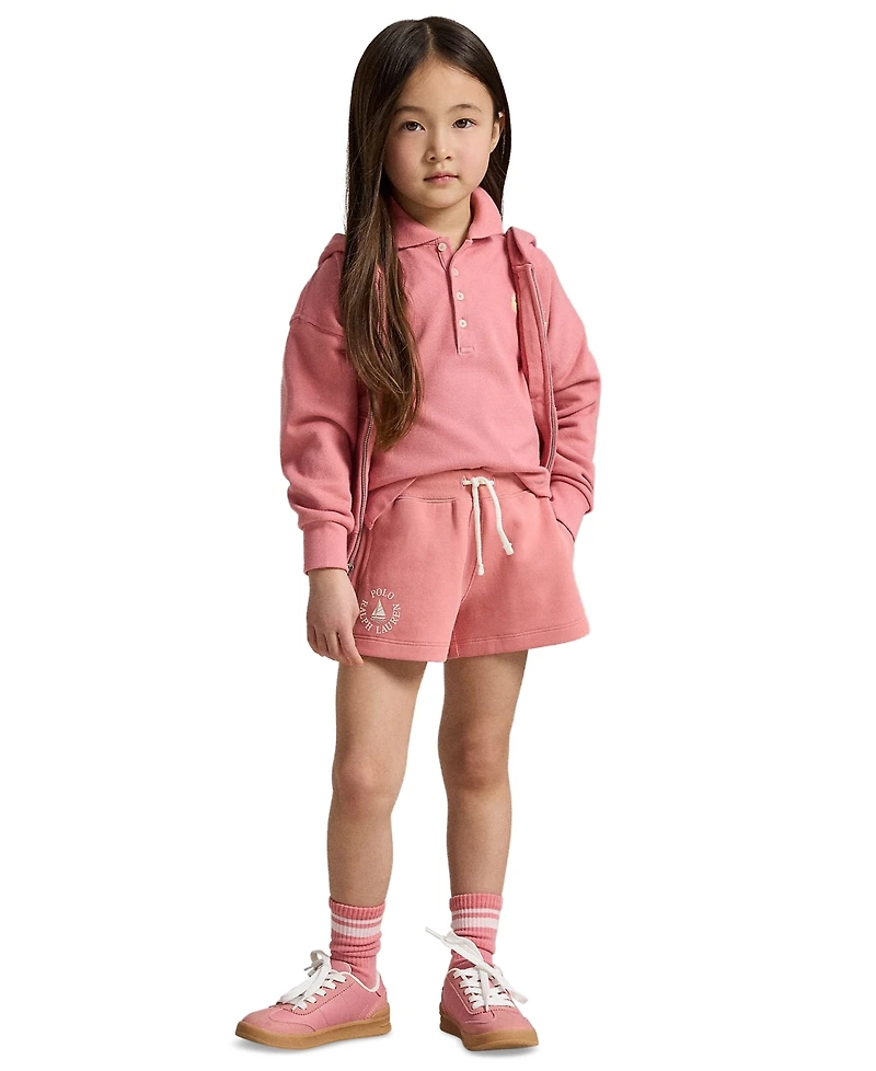 Polo Ralph Lauren Girls' 2T-6X Terry Full-Zip Hoodie