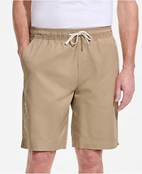 Lands' End Big & Tall 9" Classic Fit Lightweight Twill Deck Short