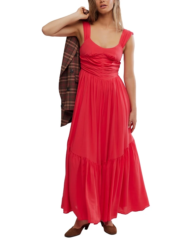 knee length dresses for ladies Free People Heat Wave Maxi Dress – Kid Sister Lifestyle Shop main image 1