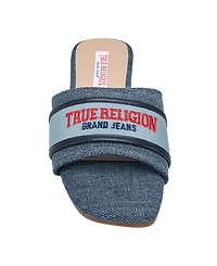 True Religion Women's Remy Logo Band Sandal