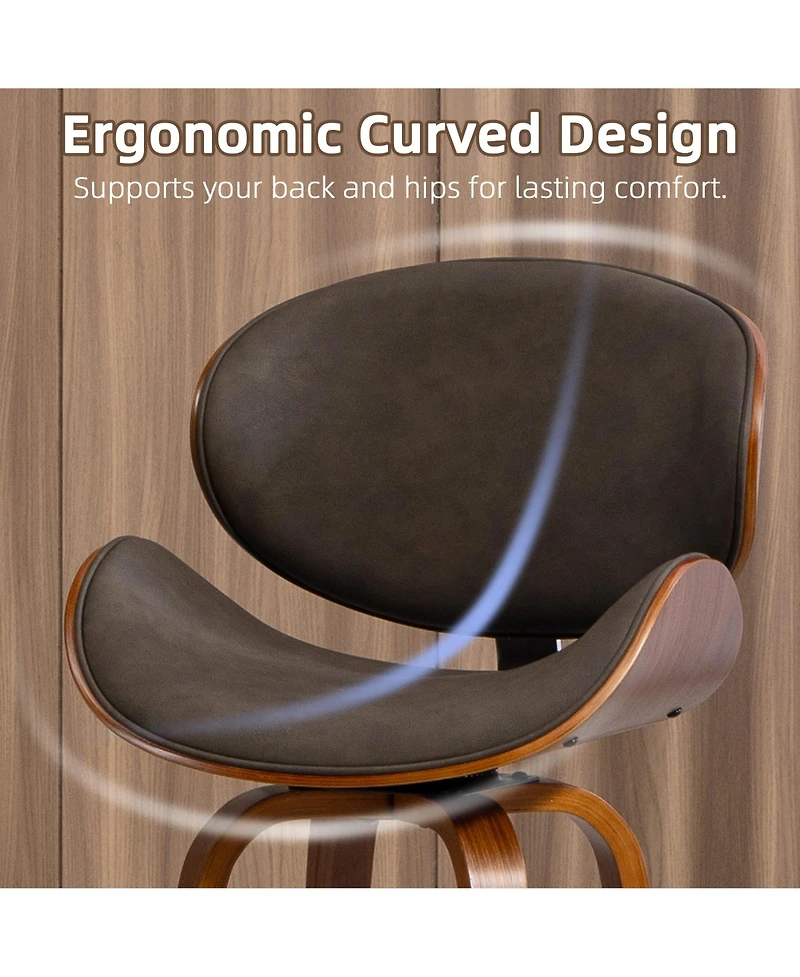 Dyhome Bar Stools Set of 3, 28 Inches Modern Counter Height with High Back Metal Legs, Upholstered Tall Barstools for Kitchen Island, Cafe,