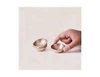 Fleck Fleck, Bronze Kansa Dip Bowl, 1.5" - Set of 4
