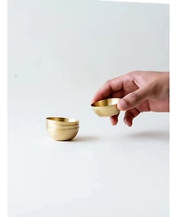 Fleck Fleck, Heirloom Brass Dip Bowl S/2