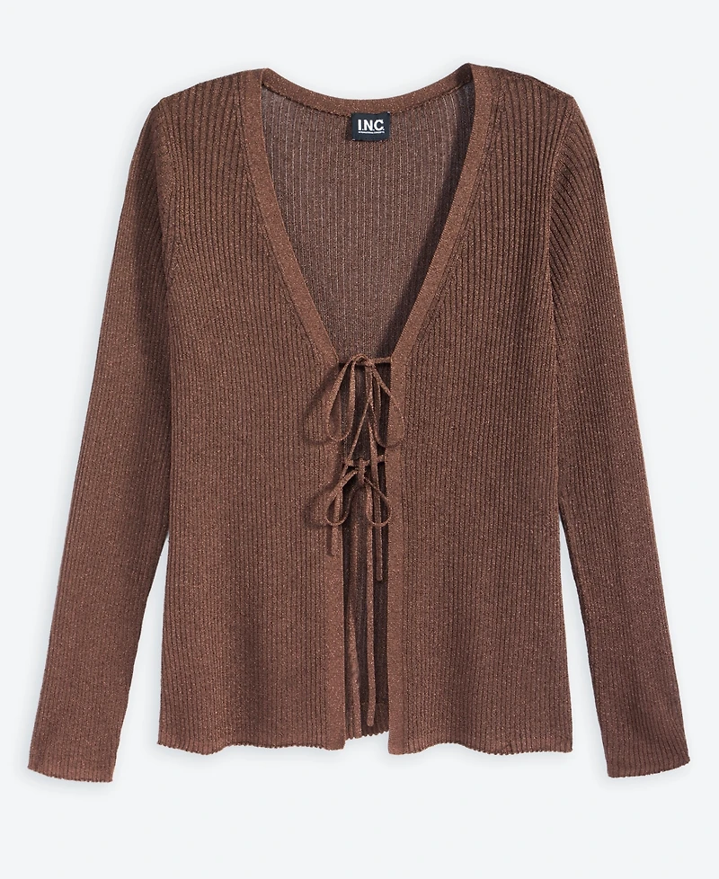 I.n.c. International Conccepts Women's Double-Tie Cardigan Sweater, Macy's Exclusive