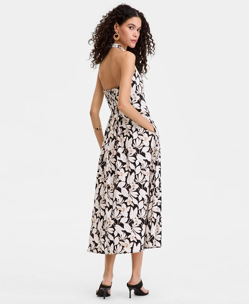 I.n.c. International Concepts Women's Halter Midi Dress, Macy's Exclusive