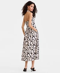I.n.c. International Concepts Women's Halter Midi Dress, Macy's Exclusive
