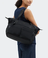 Kipling New Art Duo Pocket Extra-Large Duffel Tote Bag