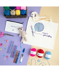 Hearth & Harbor 43 Piece Crochet Kit for Beginners Adults & Kids