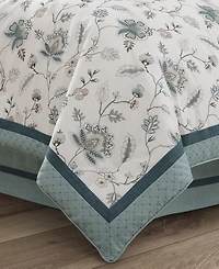 J Queen New York Blossom View Embroidered 4-Pc. Comforter Set