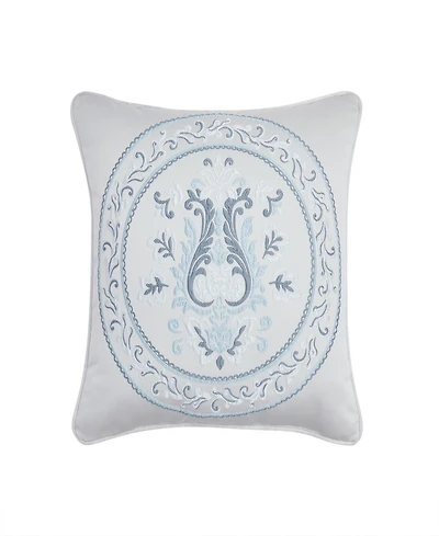 J Queen New York Boulevard Square Embellished Decorative Pillow, 18" x 18"