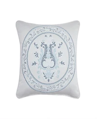 J Queen New York Boulevard Square Embellished Decorative Pillow, 18" x 18"