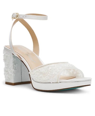 Betsey Johnson Women's Junie Ankle Strap Dress Sandals