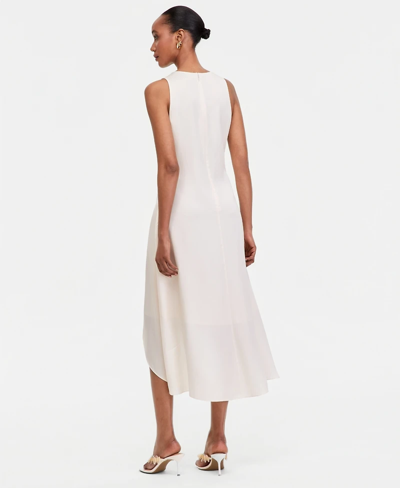 I.n.c. International Concepts Women's Printed Asymmetric Hem Midi Dress, Macy's Exclusive