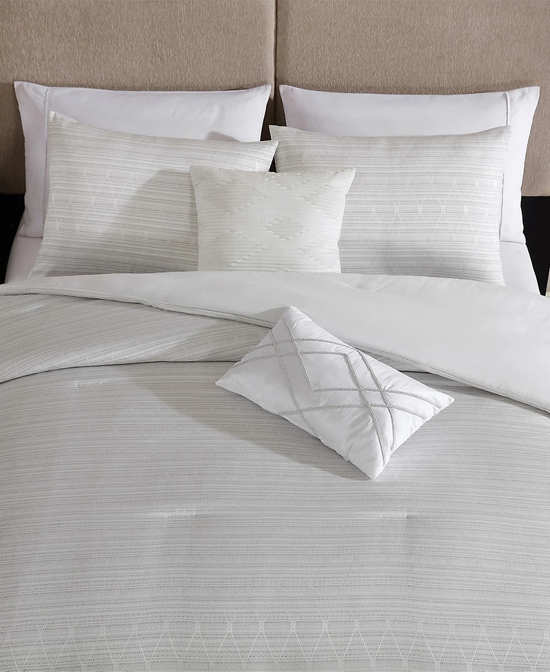 Vcny Home Marguerite Jacquard 5-Pc. Comforter Set