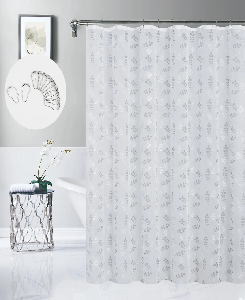 Dainty Home Clarissa 13-Pc. Shower Curtain Set