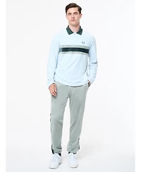 Sergio Tacchini Men's Banda Velour Polo Shirt