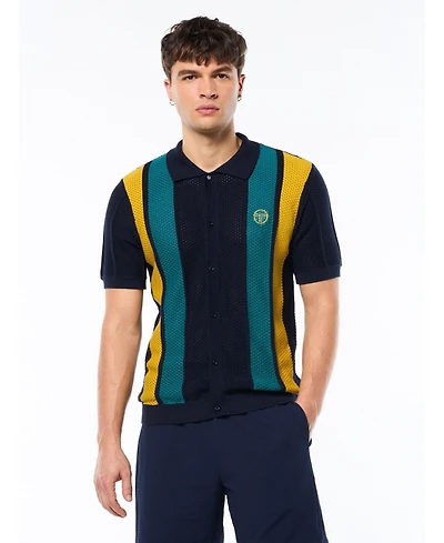 Sergio Tacchini Men's Montell Knit Polo Shirt
