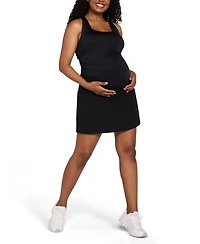 Motherhood Maternity Under the Belly Woven Tennis Skort