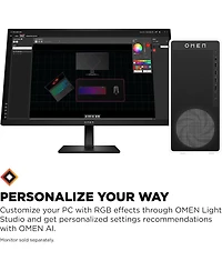 Hp Omen 16L TG03-0030 Gaming Desktop Computer, Amd Ryzen 7 8700G 4.2GHz, 32GB Ram, 1TB Ssd, Nvidia GeForce Rtx 5060 Ti 16GB, Windows 11 Home, Snow